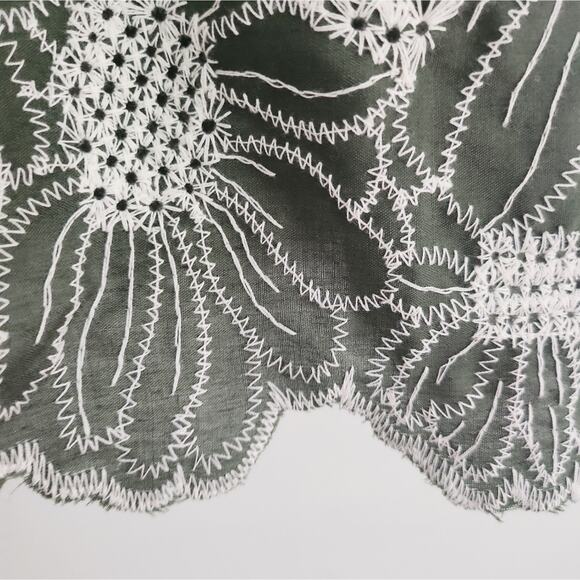 MP New Green Embroidered - Picture 3 of 4